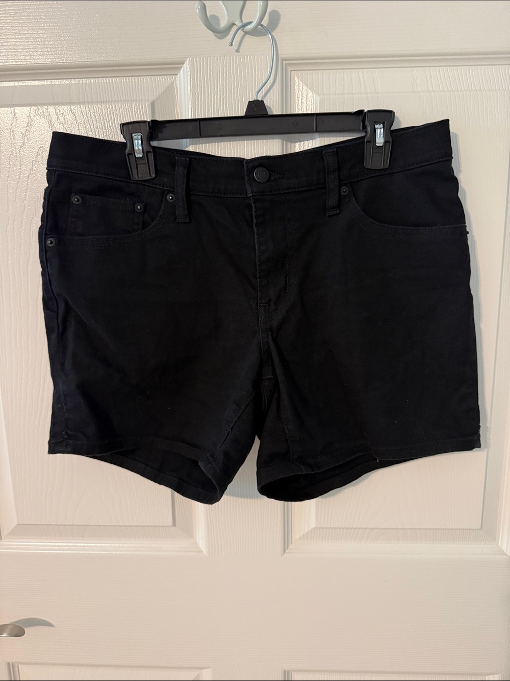 Levi's Black Denim Jean Shorts